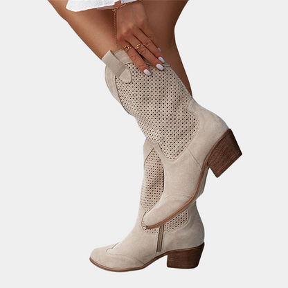 Women's Mid-Calf Cowboy Boots | Pointed Toe