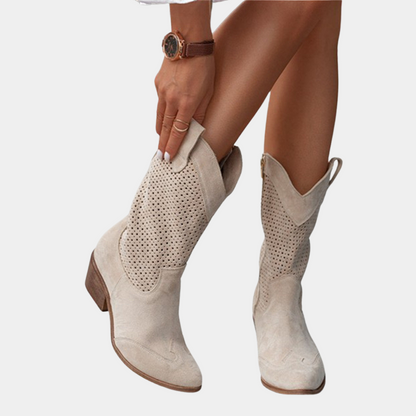 Women's Mid-Calf Cowboy Boots | Pointed Toe