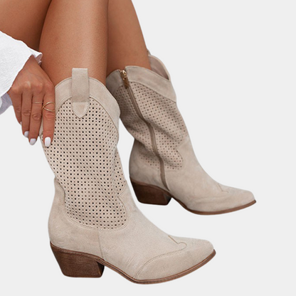 Women's Mid-Calf Cowboy Boots | Pointed Toe