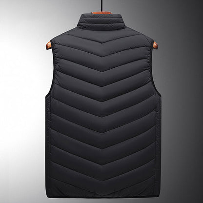 Graphene Heating Vest | USB Rechargeable Heating Zones | Black