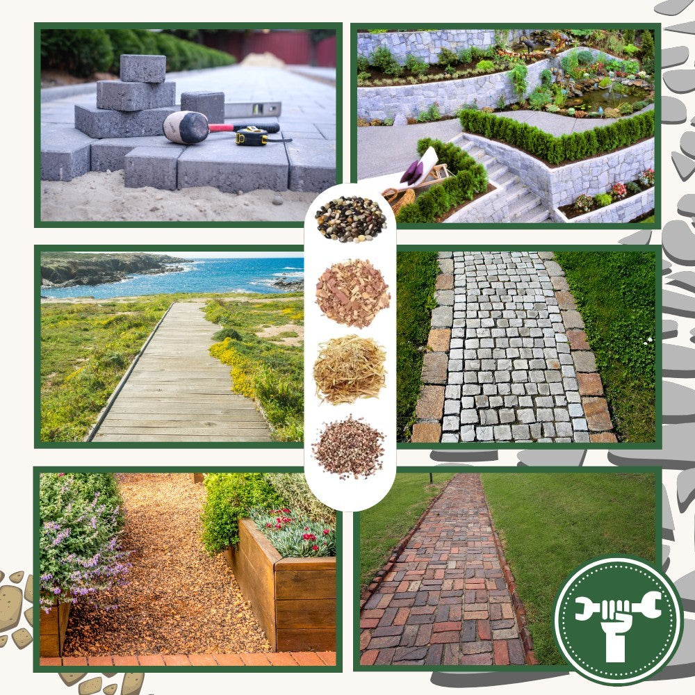 500 g Landscape Adhesive for Securing Mulch, Gravel & Sand – Rain-Resistant, Covers 8–12 m²