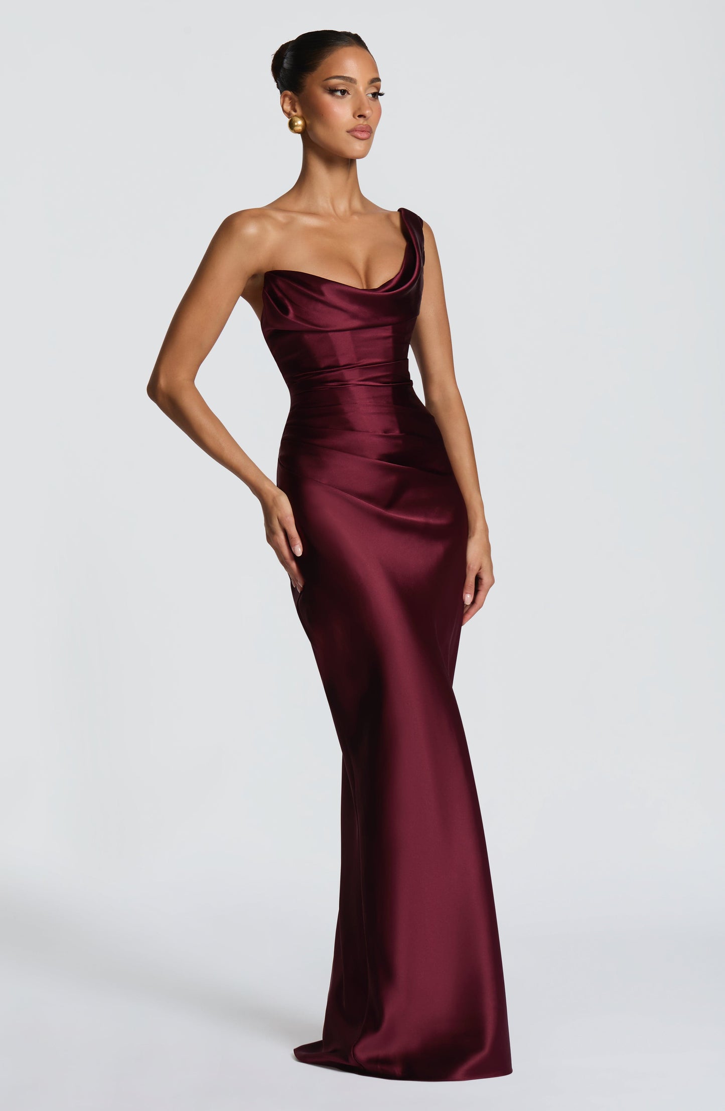 Women's One Shoulder Cocktail Dress | Maxi
