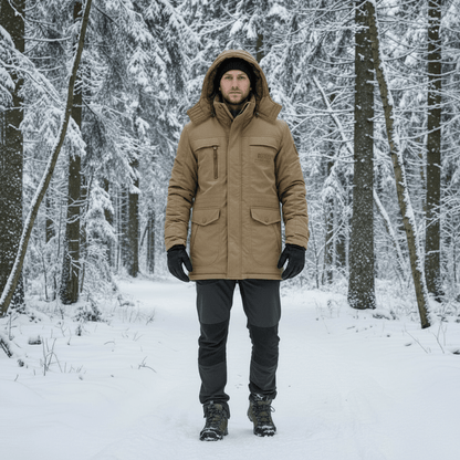Padded Parka for Warmth and Protection on Cold Days