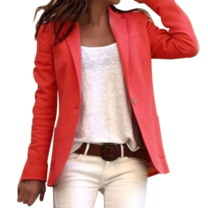 Women’s Casual Slim Fit Blazer Jacket | Long Sleeve