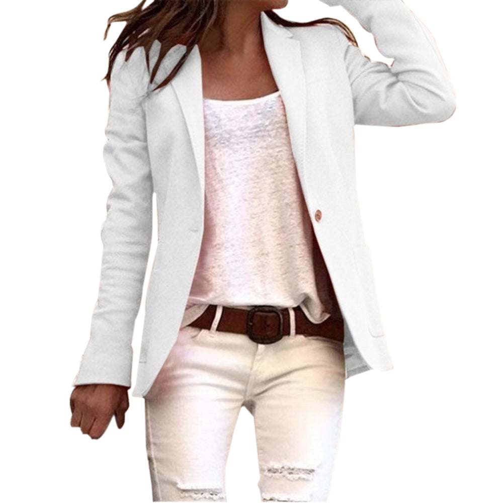 Women’s Casual Slim Fit Blazer Jacket | Long Sleeve