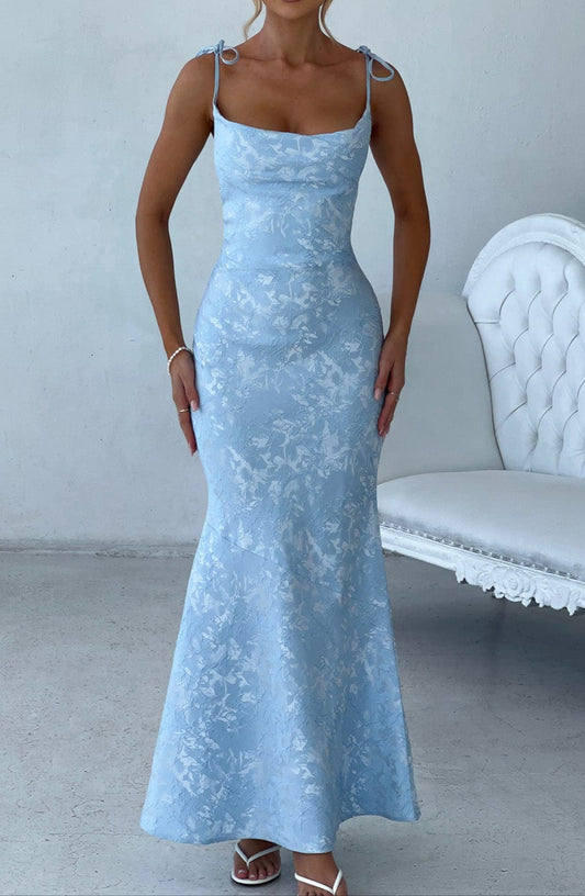 Giuditta Maxi Dress - Blue