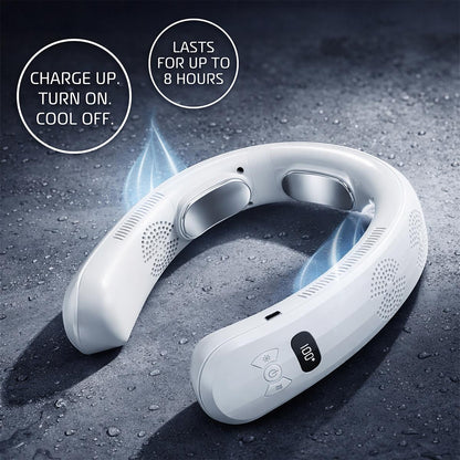 3 Zone Neck Cooler and Heater, All-Weather Wearable Neck Fan