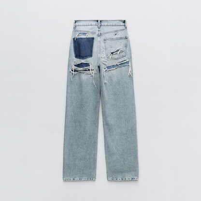 Women’s High-Waisted Wide Leg Baggy Jeans | Casual
