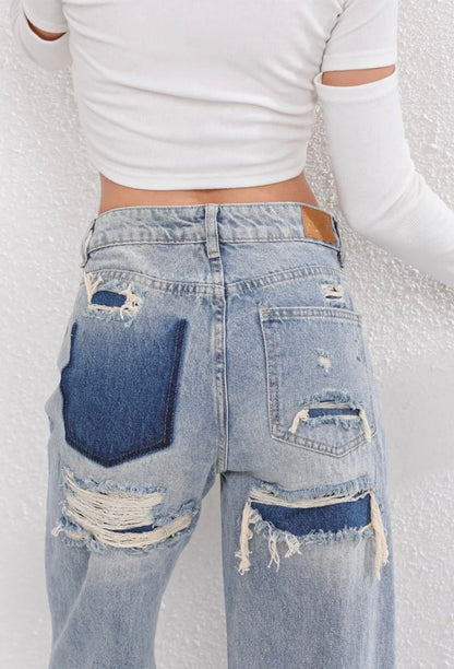 Women’s High-Waisted Wide Leg Baggy Jeans | Casual