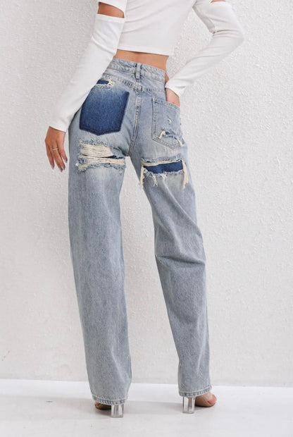 Women’s High-Waisted Wide Leg Baggy Jeans | Casual