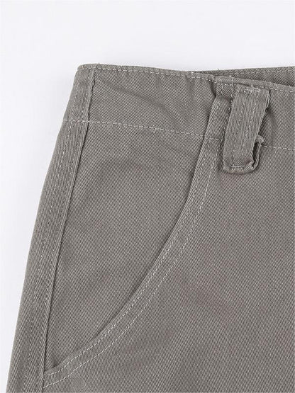 Grey 90s Vintage Baggy Cargo Pants