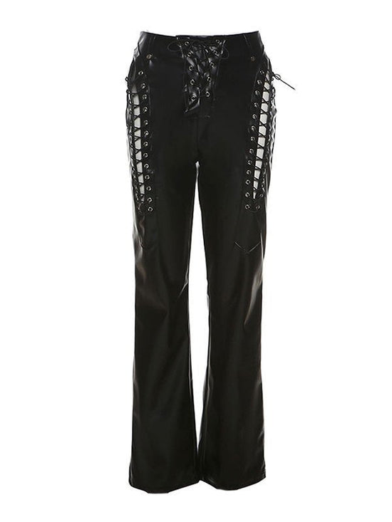 LESLI PU LEATHER PANTS