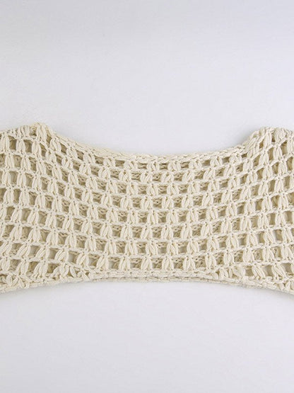 Long Sleeve Bolero Crochet Top